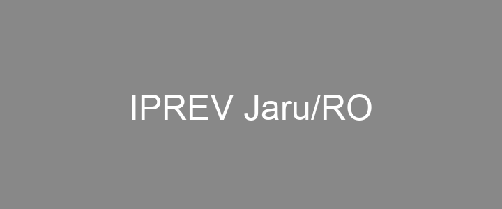 Provas Anteriores IPREV Jaru/RO